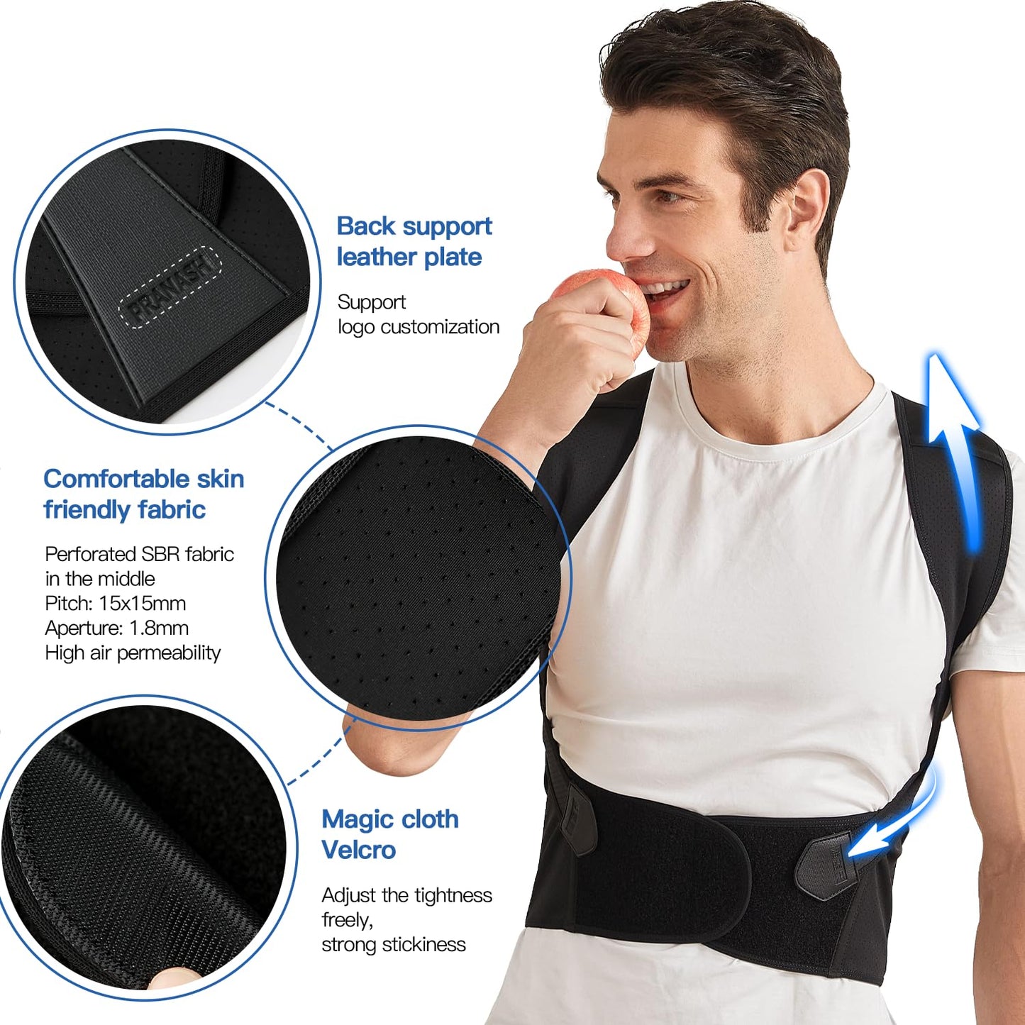 Adjustable Ergonomic Posture Corrector – All-Day Support