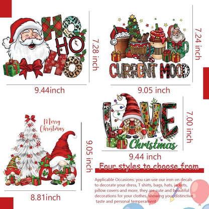 10Pcs christmas Mystery DTF Transfer Bundle-Ready to Press Holiday Designs