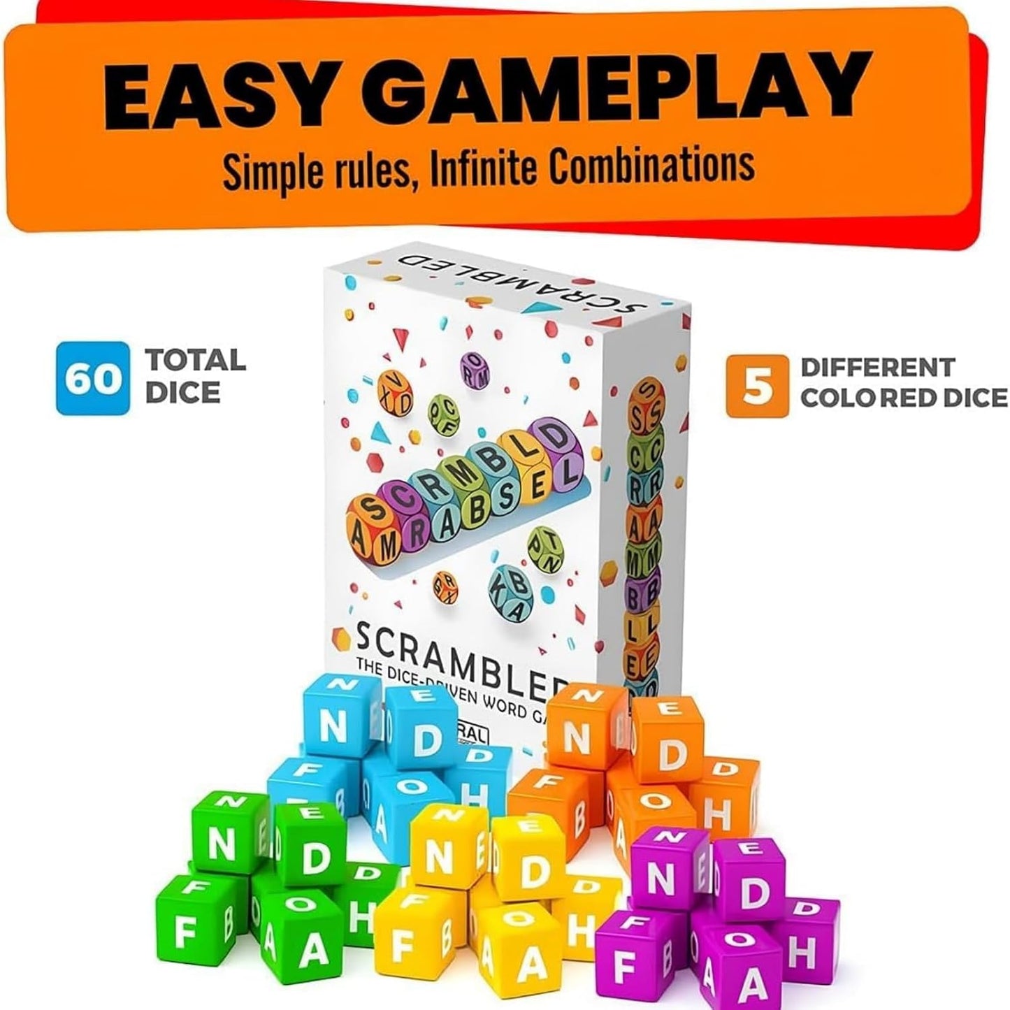 Scrambled Dice Word Game