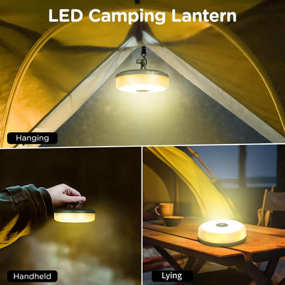 Rechargeable Camping String Lights – 4-in-1 Retractable LED Outdoor Lamp