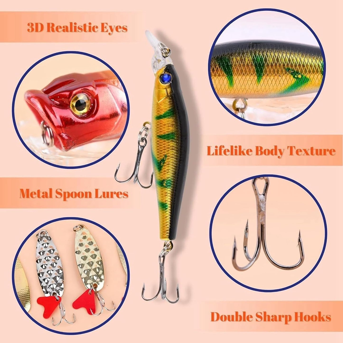 Fishing Advent Calendar 2025 – 24-Day Fishing Lure Set