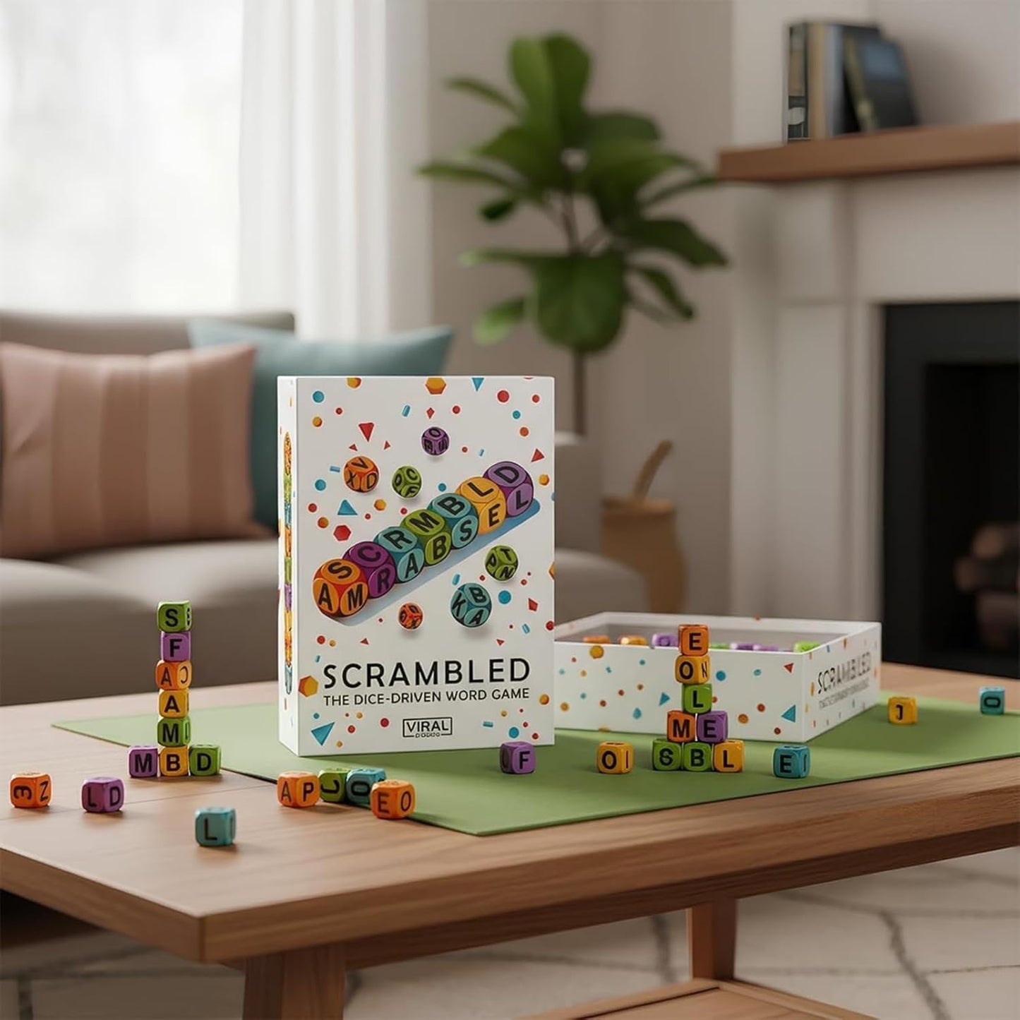 Scrambled Dice Word Game