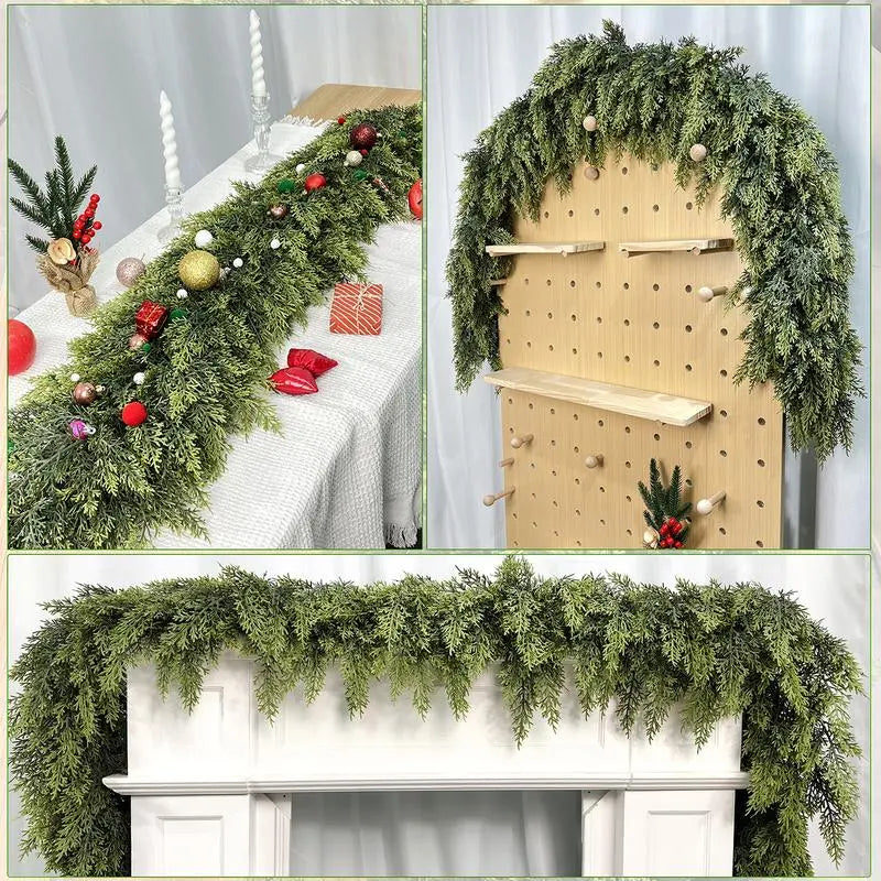 2 PCs Artificial Cedar Garlands