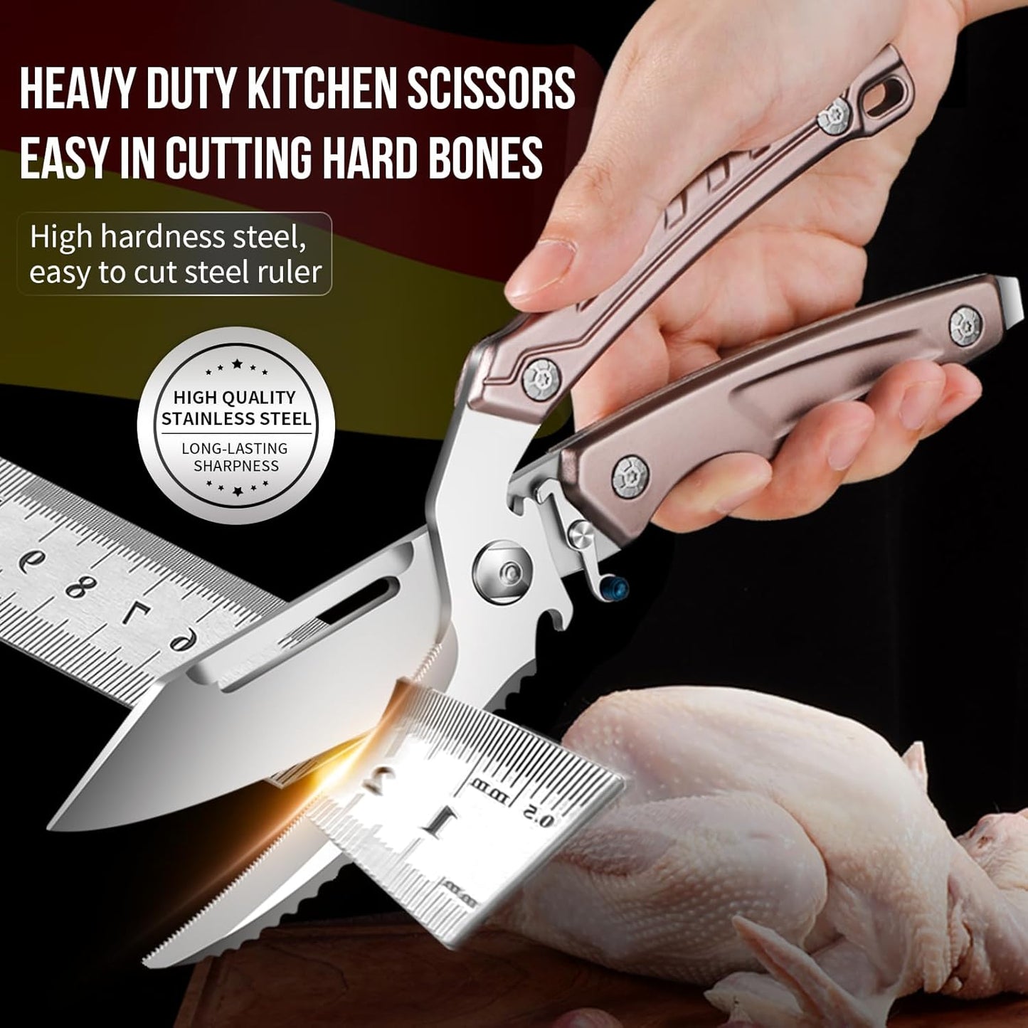 Multifunctional Split Cutting Tool with Detachable Scissors