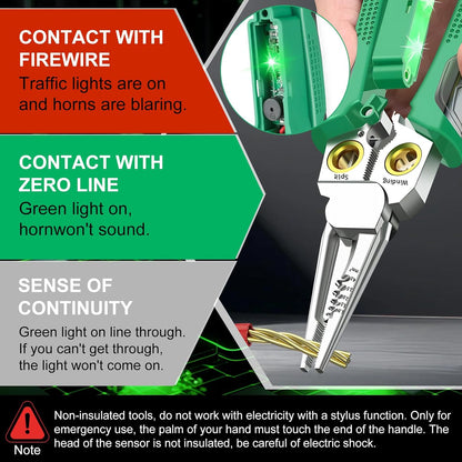 8 In 1 Wire Stripping Pliers Multifunction Electrician Cable Splitting Tools