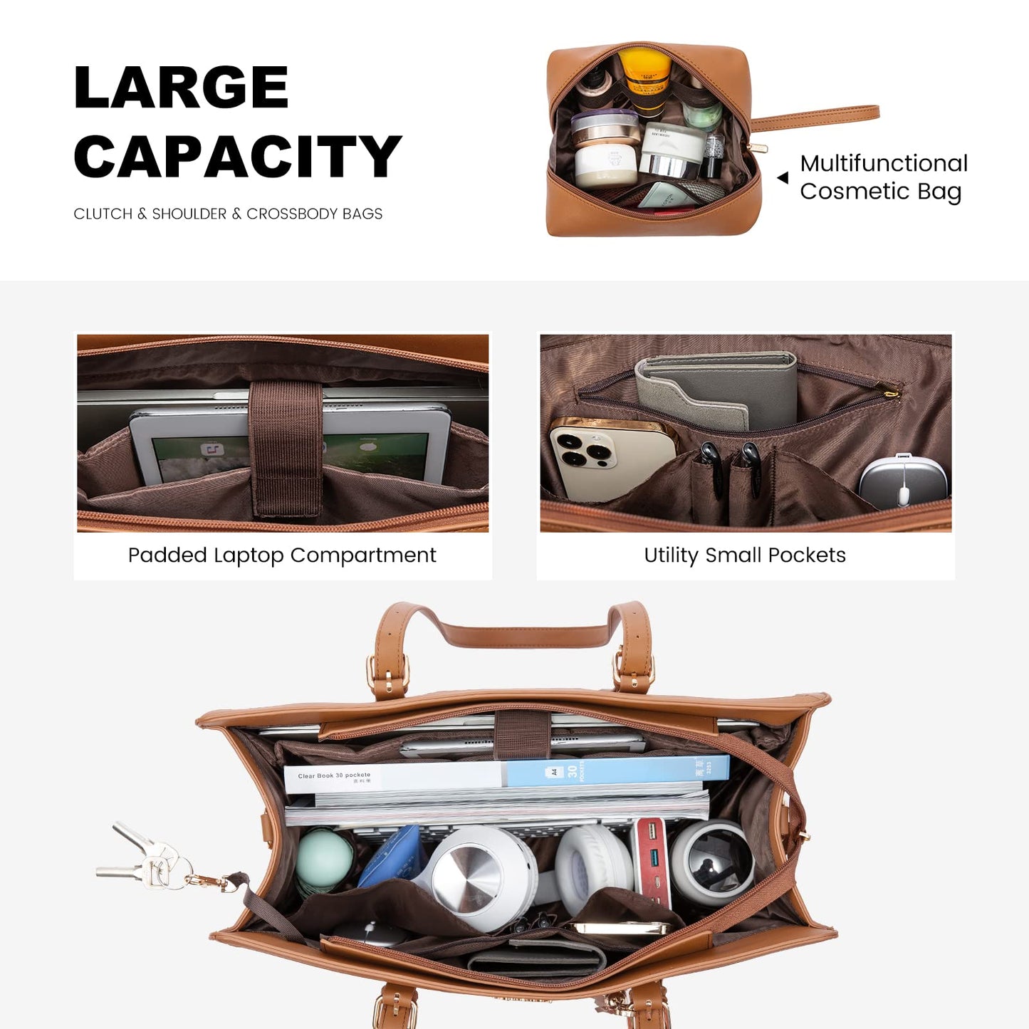 2Pcs Laptop Bag – Elegant Protection, Everyday Performance