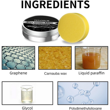 💥Ceramic Wax & Coating — High Gloss Protection & Scratch Renewal