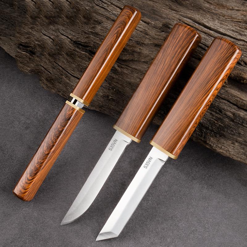 2 in 1 Double Blade Set with Wooden Handle
