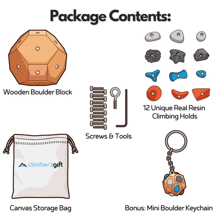 Handcrafted Boulder Block⛰️☀️