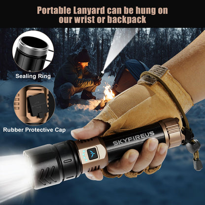 SKYFIRE LED Flashlight – Power Meets Precision