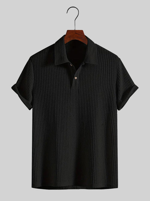 Engineered Comfort Jacquard Polo
