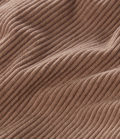 High Waisted 2-in-1 A Line Mini Corduroy Casual Skirt