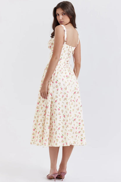 Tatiana ROSE PRINT MIDI SUNDRESS