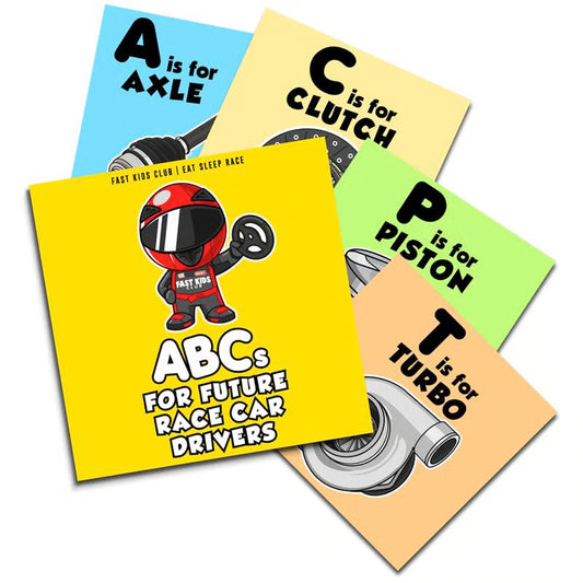 ABC Book For Future Race Car Drivers