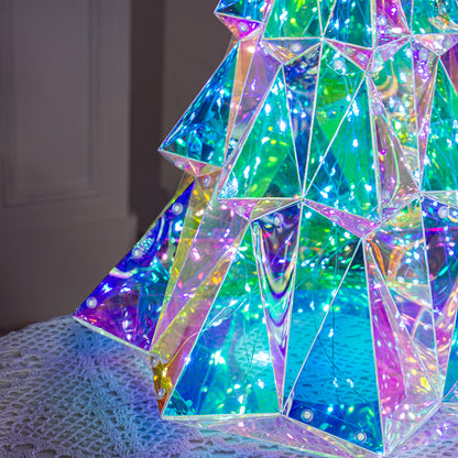 Prismatic Iridescent Christmas Tree