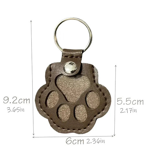 🐾 Always With You – Pet Paw Keepsake Keychain