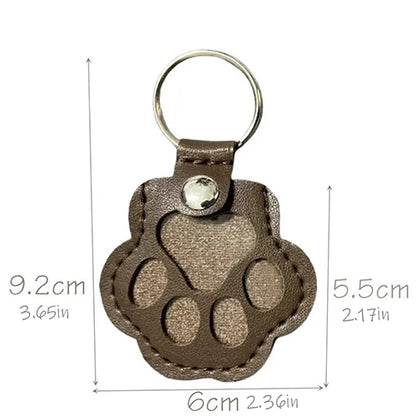 🐾 Always With You – Pet Paw Keepsake Keychain