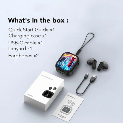 🎧 True Wireless Gaming Earbuds with LCD Display & AI Real-Time Translation