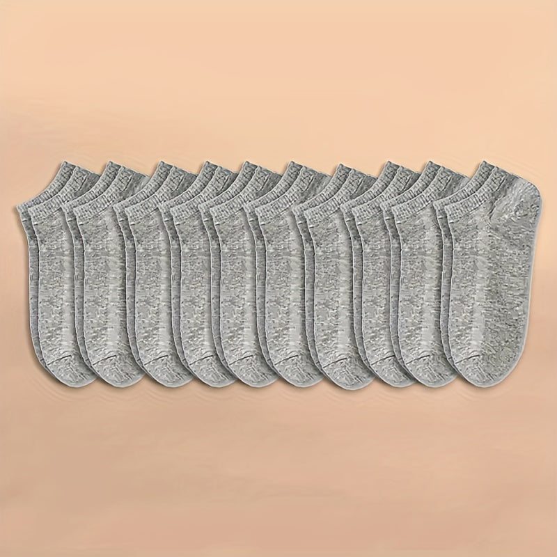 Ankle Socks - Unisex Comfortable Low Ankle Cut Set of Socks