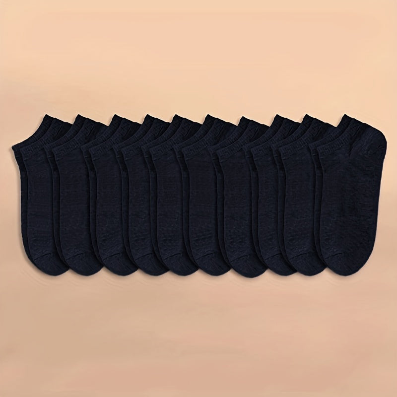 Ankle Socks - Unisex Comfortable Low Ankle Cut Set of Socks