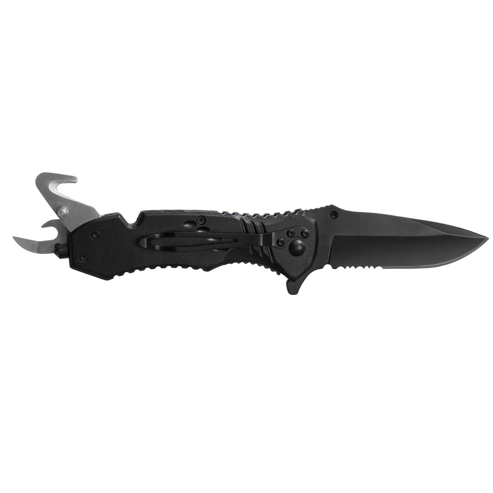 4-in-1 Serrated Blade Folding Tool for Outdoor