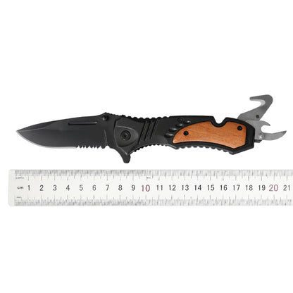 4-in-1 Serrated Blade Folding Tool for Outdoor