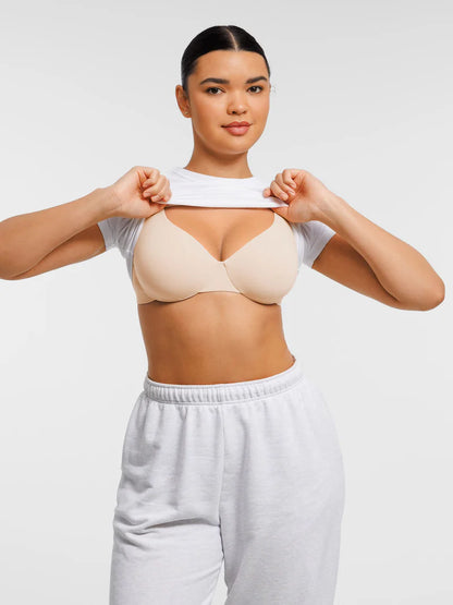 Adjustable Deep V-Neck Underwire Bra