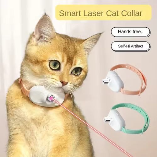 Intelligent Infrared Laser Cat Collar with Interactive PC Toys