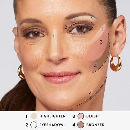 Baked Starter Kit (3PCS) : Includes Best of the Best Palette, Foundation & Brush