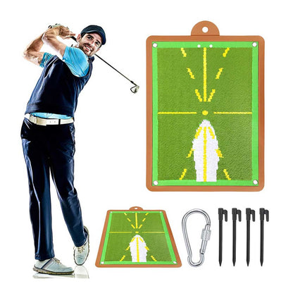 Golf Training Mat for Swing Detection Batting