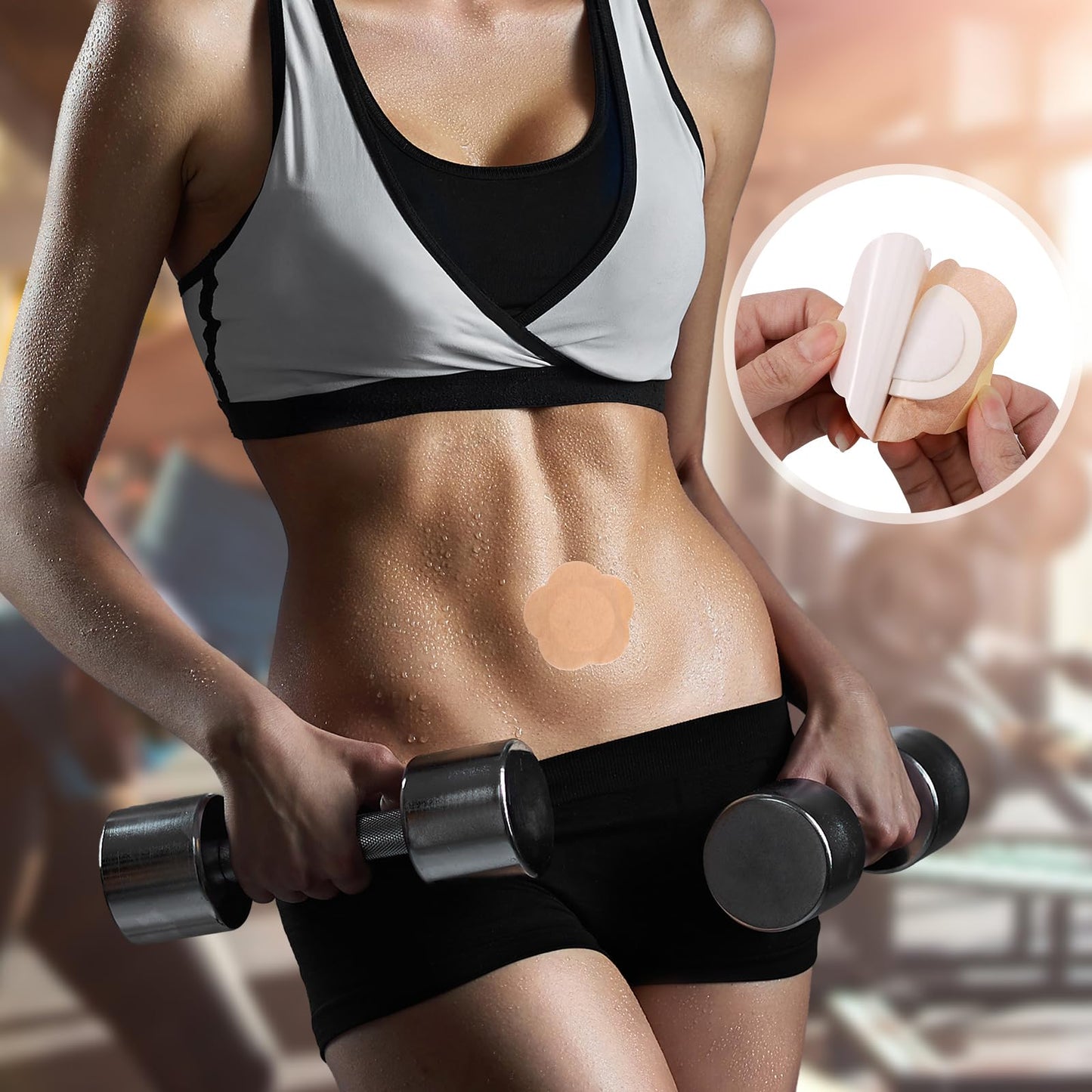 🌿 Natural Healing Castor Oil Packs – 30 Disposable Adhesive Patches, Oil Not Included