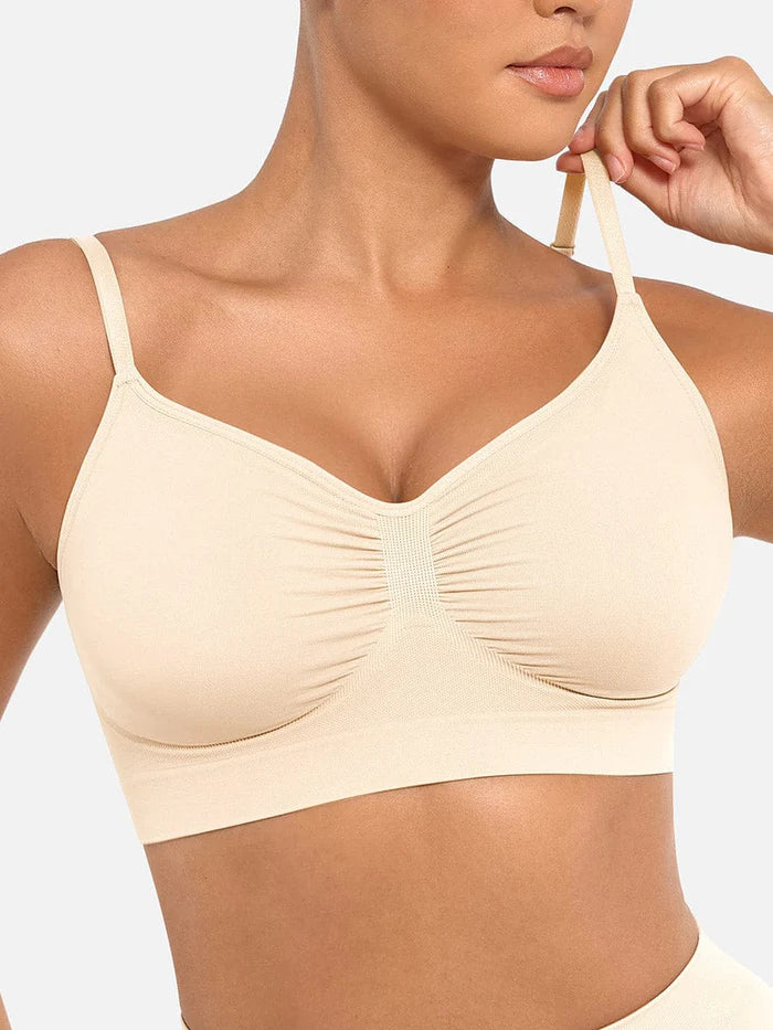 Full Coverage Non-Padded Wireless Sculpt Bra