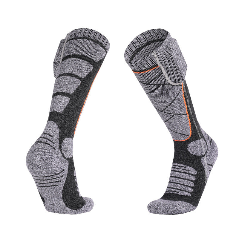 Rechargeable Electric Heated Socks with 2200mAh Power Bank – Winter Foot Warmers