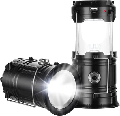 Portable Solar Rechargeable LED Camping Light