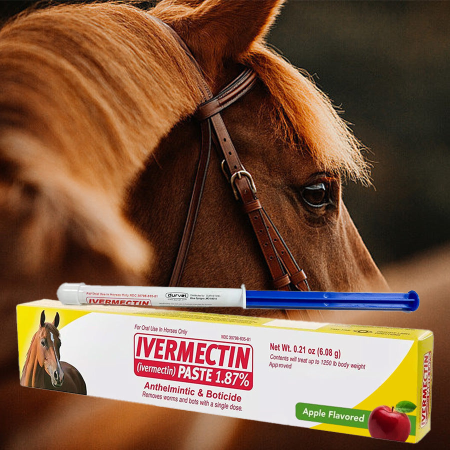 Ivermectin Horse Paste 1.87% – Apple Flavored