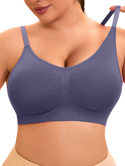 Full Coverage Non-Padded Wireless Sculpt Bra