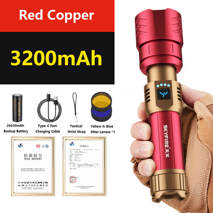 SKYFIRE LED Flashlight – Power Meets Precision