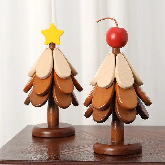 Handcrafted Wooden Christmas Tree Trivet