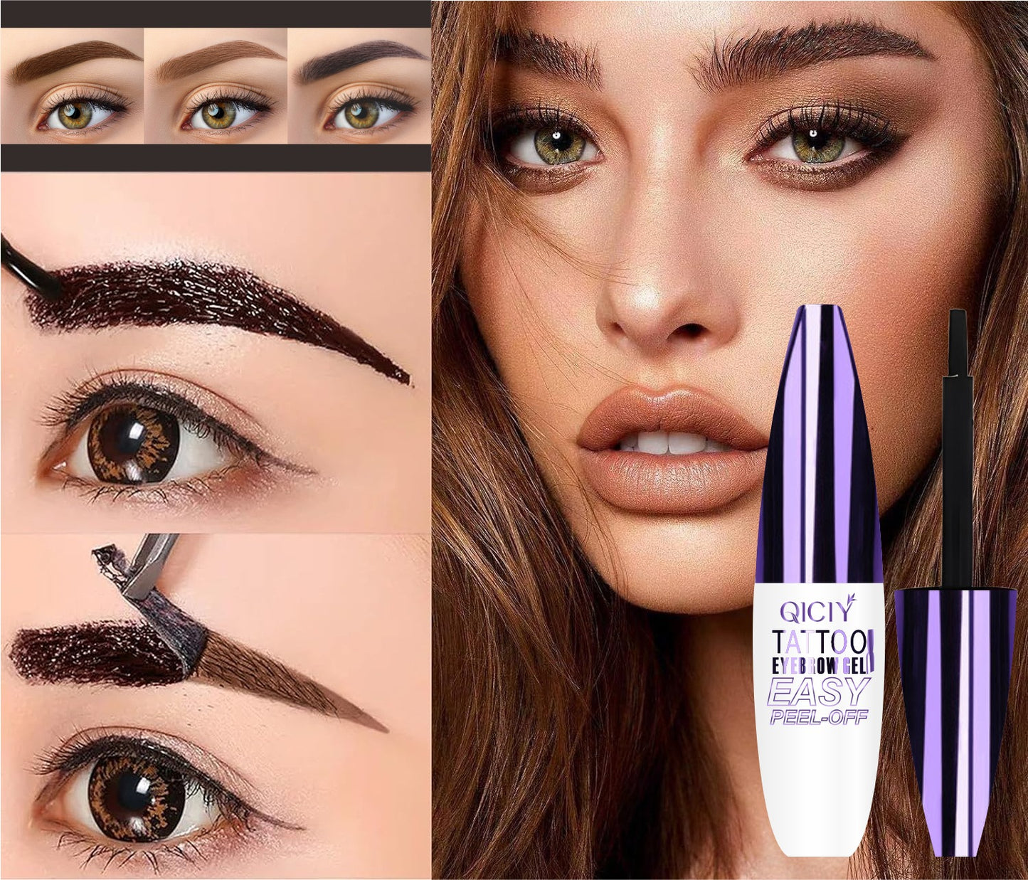 🎁Easy Peel-off Eyebrow Tint Gel - Waterproof & Sweatproof