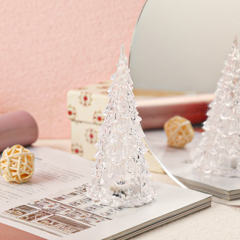 3 Pieces Lighted Christmas Tree Figurine set