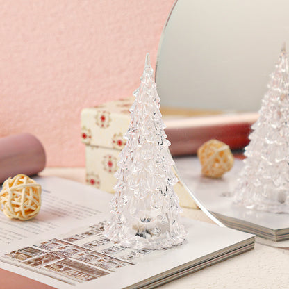3 Pieces Lighted Christmas Tree Figurine set