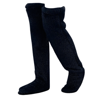 Over-Knee Fuzzy Plush Socks (2PCS) — Cozy, Cute & Irresistibly Soft