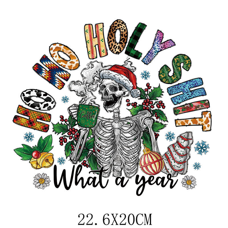 10Pcs christmas Mystery DTF Transfer Bundle-Ready to Press Holiday Designs