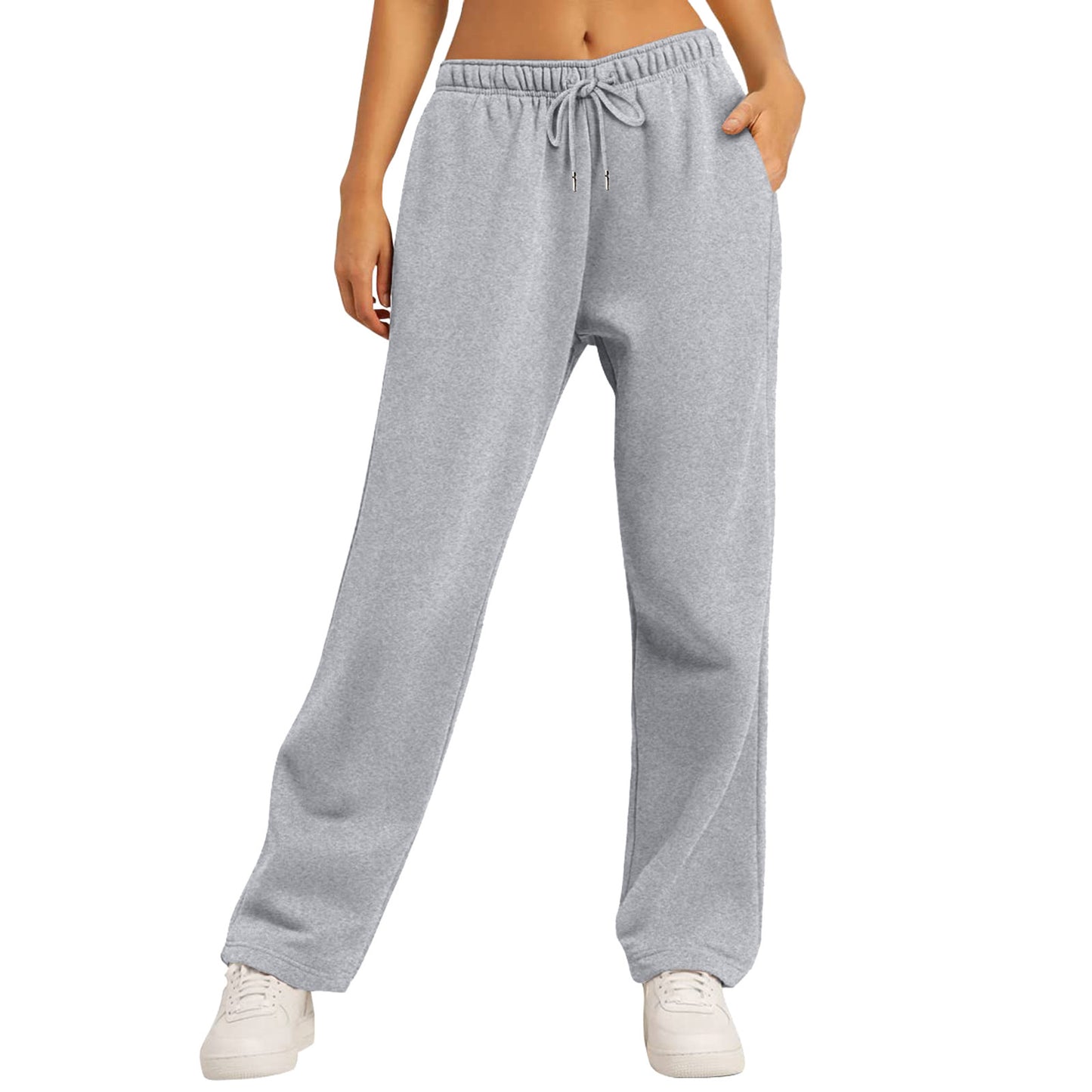 Women’s Heavyweight Wide-Leg Fleece Sweatpants — Comfort Made Effortless
