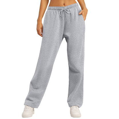 Women’s Heavyweight Wide-Leg Fleece Sweatpants — Comfort Made Effortless