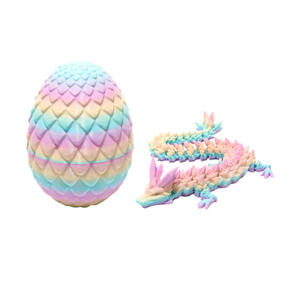 2PCS 12" 3D Printed Dragons with Articulated Wings