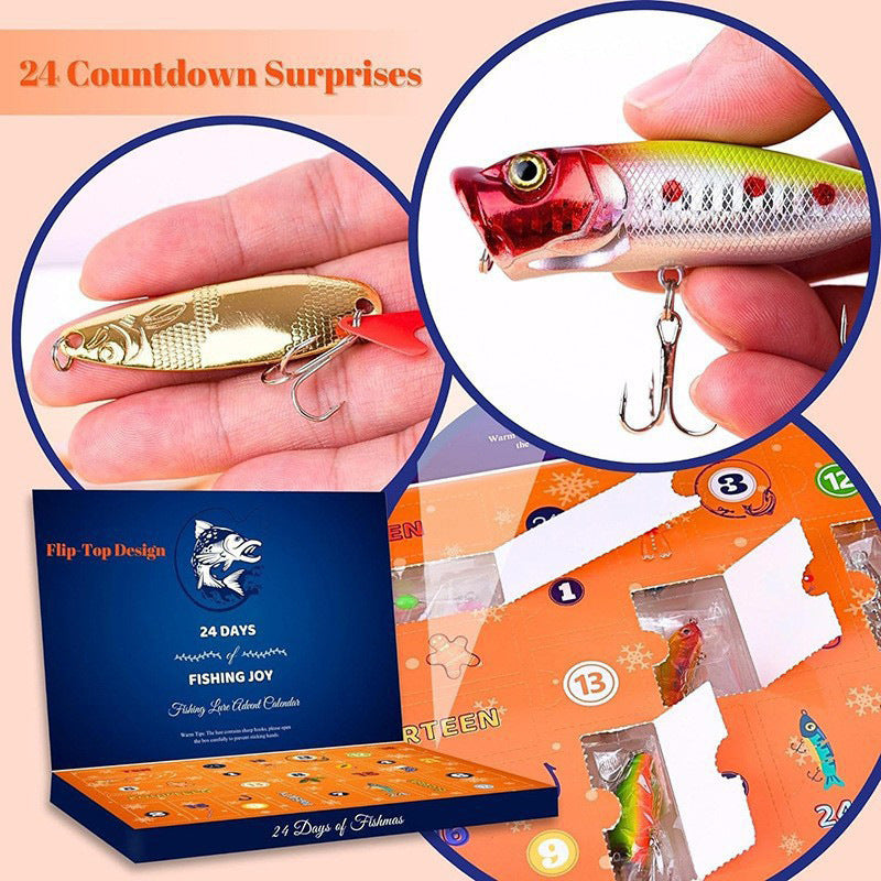 Fishing Advent Calendar 2025 – 24-Day Fishing Lure Set