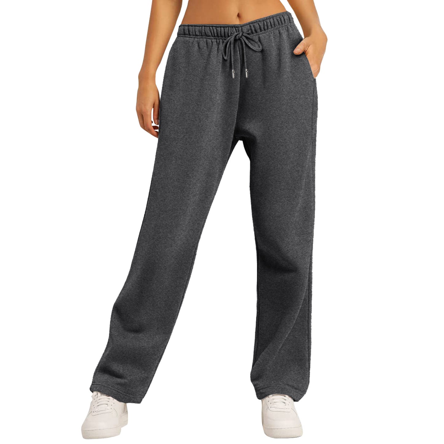 Women’s Heavyweight Wide-Leg Fleece Sweatpants — Comfort Made Effortless