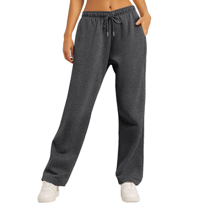 Women’s Heavyweight Wide-Leg Fleece Sweatpants — Comfort Made Effortless