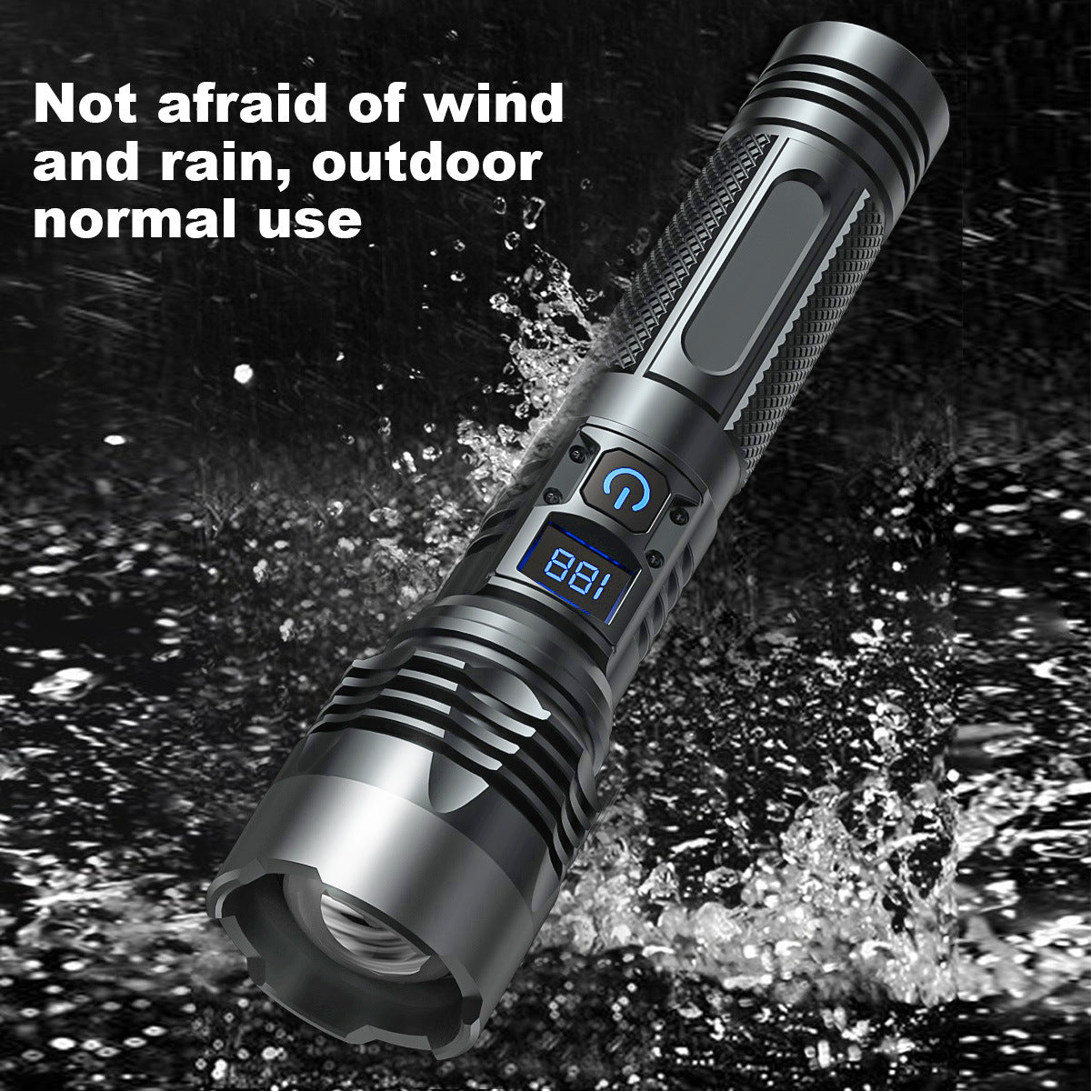 2-in-1 Strong Flashlight (Power Bank) for Outdoor & Emergency